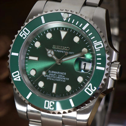 SeikoMod Submariner Hulk
