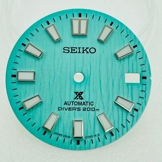 Custom SeikoDial tree grain