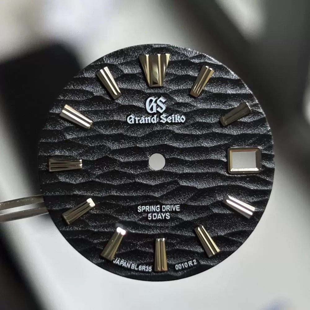 Custom SeikoDial Wave pattern GS