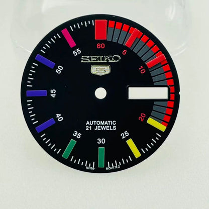 Custom SeikoDia Dual Calendar rainbow