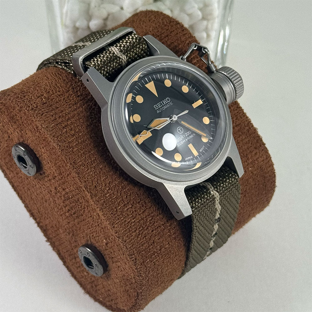 SeikoMod Submariner Vintage Black kettle