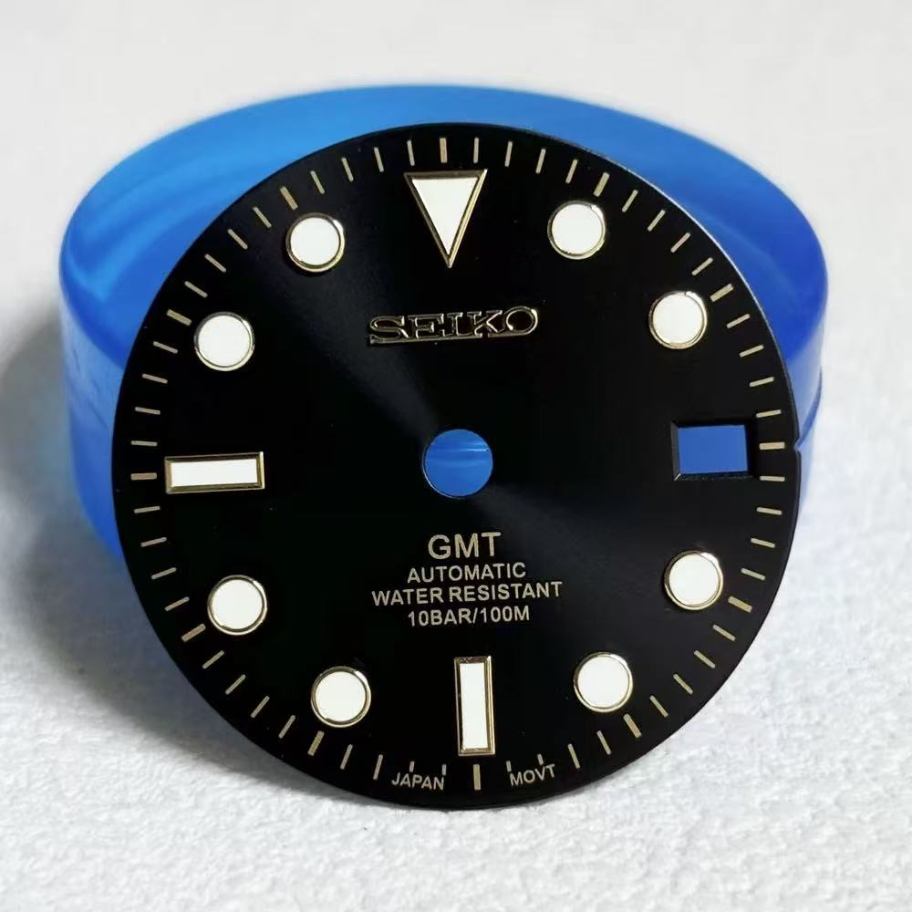 Custom SeikoDial GMT Black