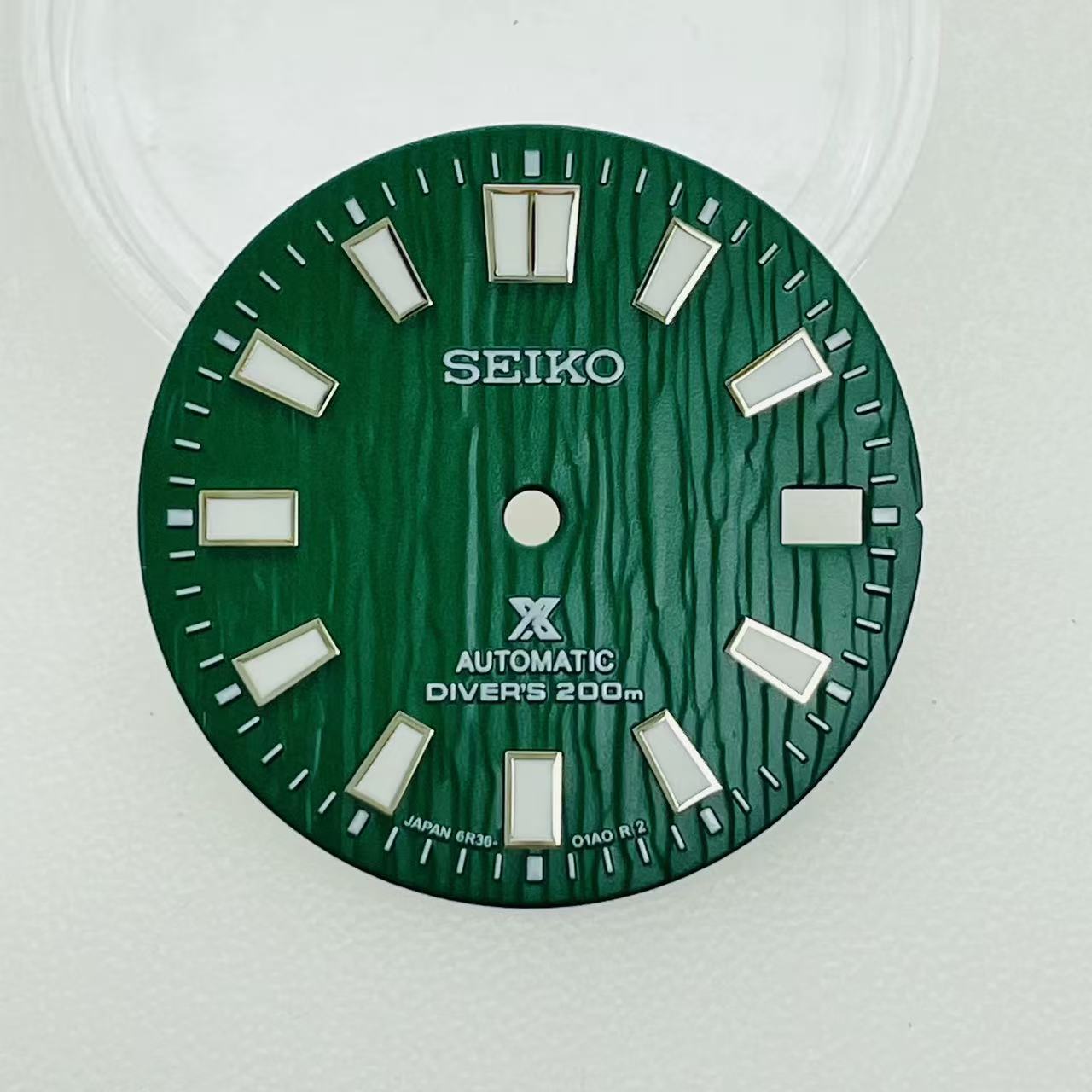 Custom SeikoDial tree grain