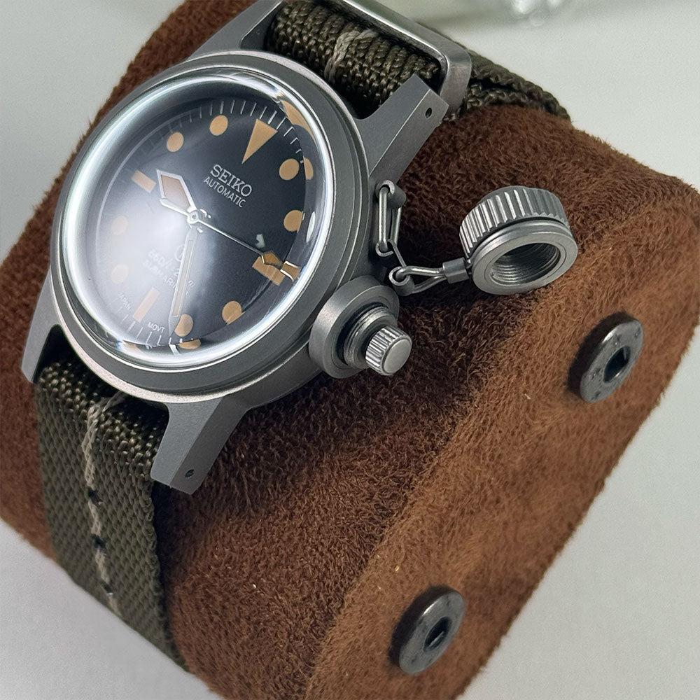 SeikoMod Submariner Vintage Black kettle