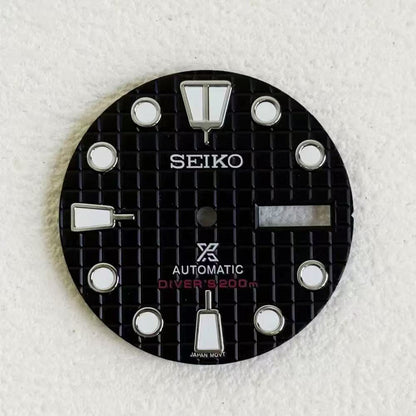 Custom SeikoDial Waffle double calendar