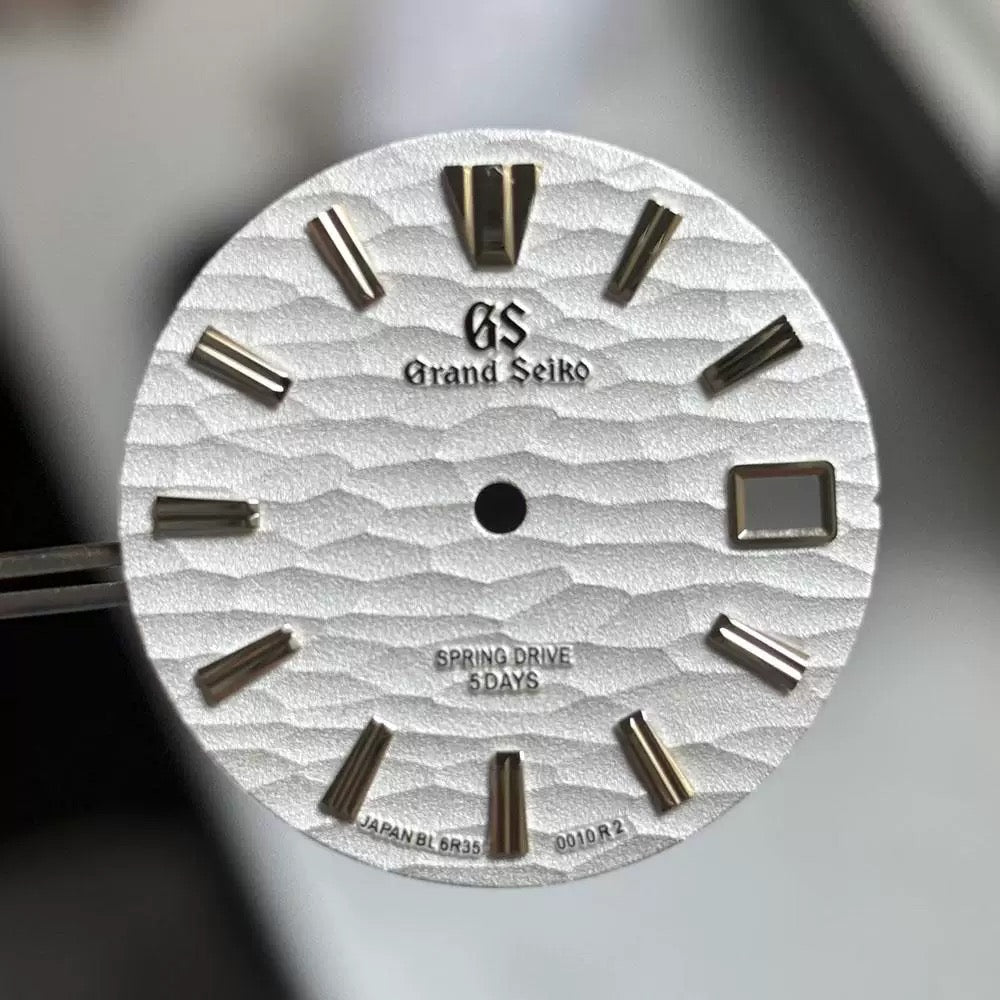 Custom SeikoDial Wave pattern GS