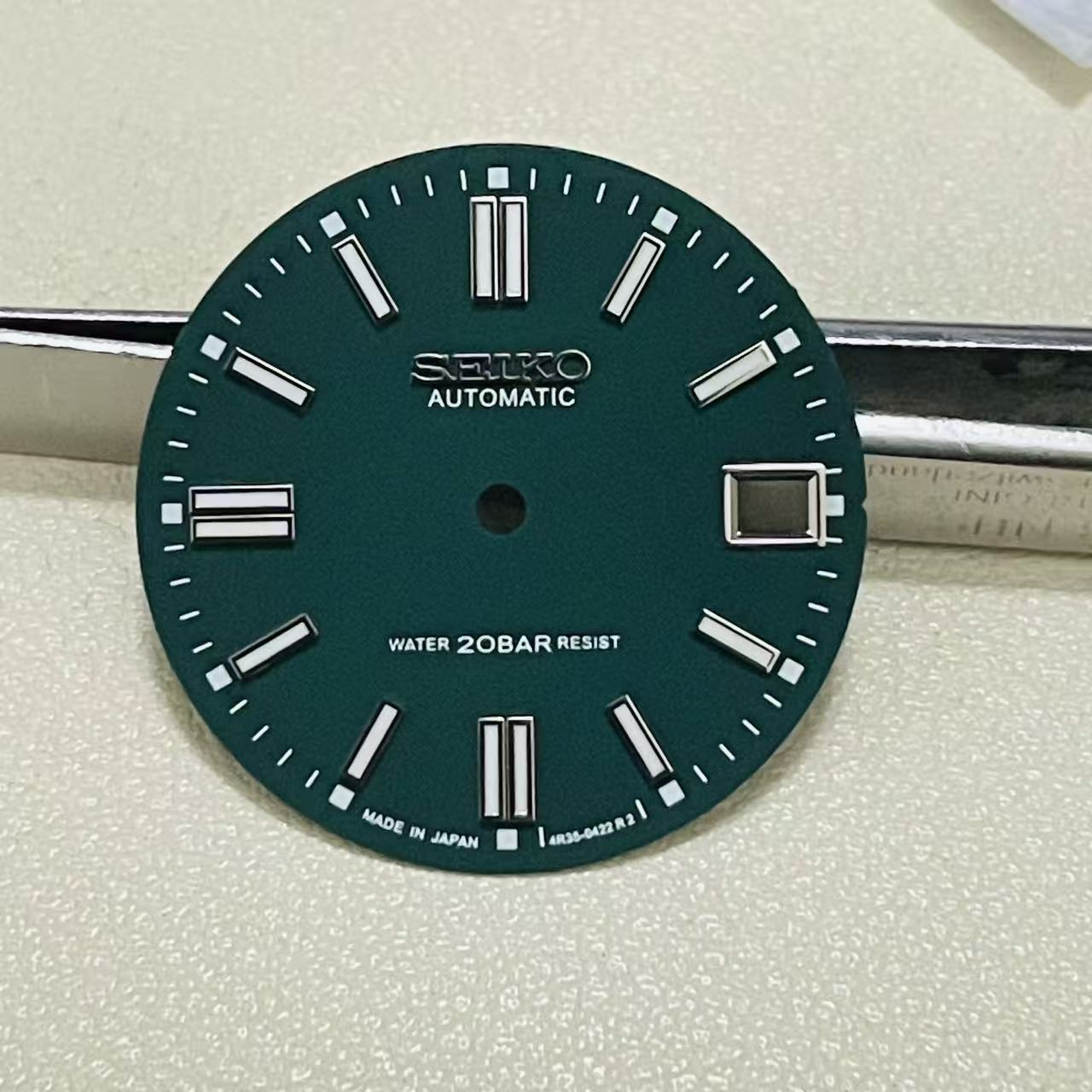 Custom SeikoDial Double vertical nails