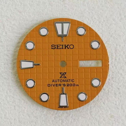 Custom SeikoDial Waffle double calendar