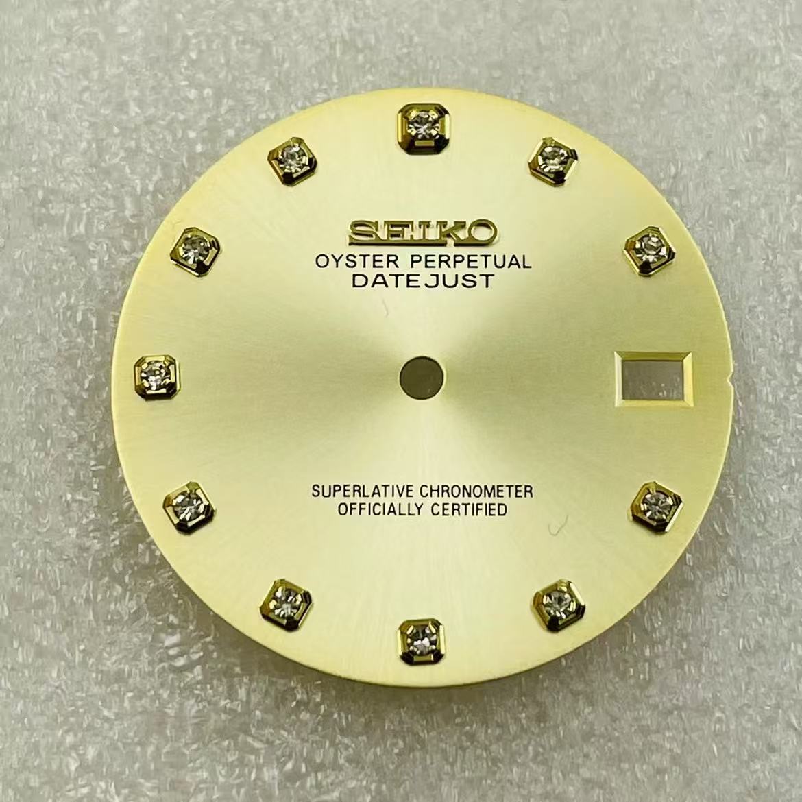 Custom SeikoDial diamond