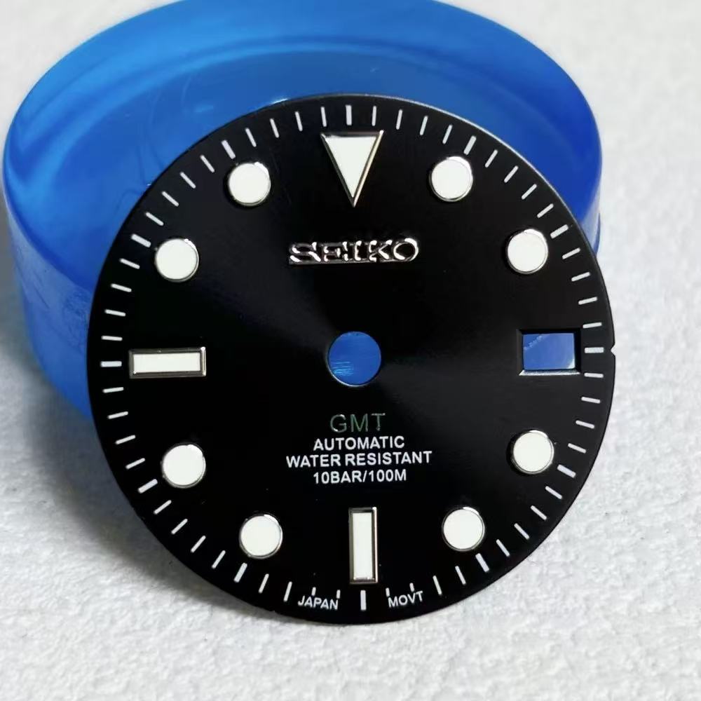 Custom SeikoDial GMT Black