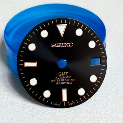 Custom SeikoDial GMT Black