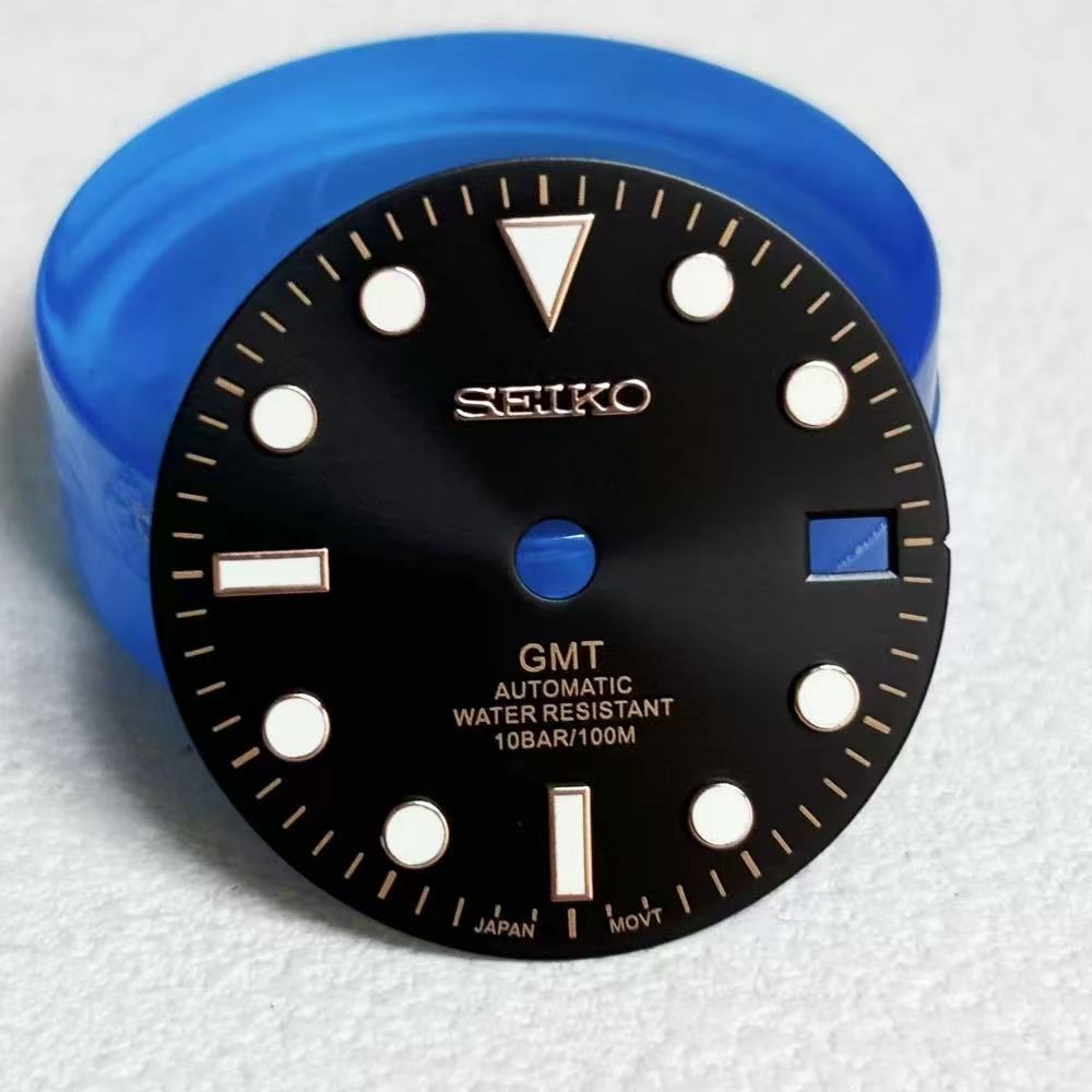 Custom SeikoDial GMT Black