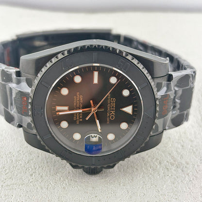 SeikoMod Submariner rose gold