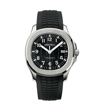 SeikoMod Aquanaut Silver Black