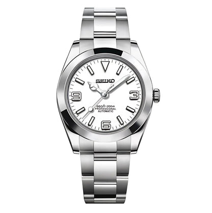 SeikoMod Datejust Oyster White