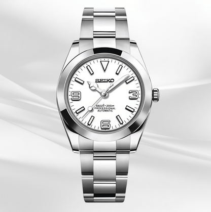 SeikoMod Datejust Oyster White