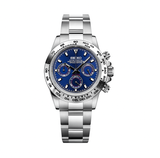 SeikoMod Daytona Blue