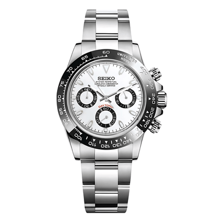 SeikoMod Daytona  White Panda