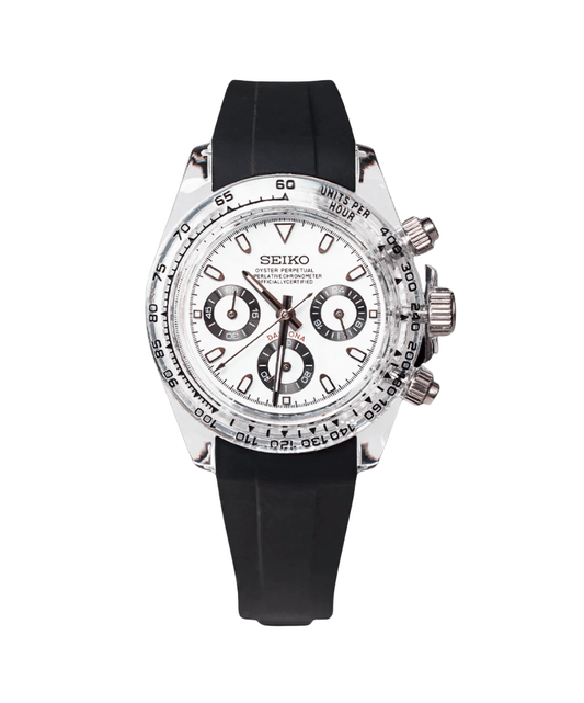 SeikoMod Daytona Panda Clear Case