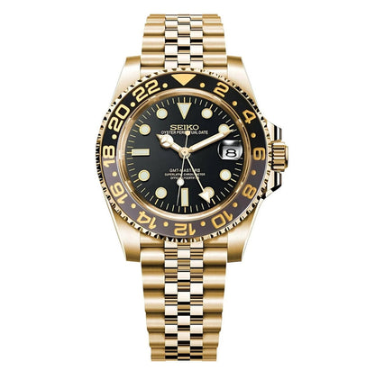 SeikoMod GMT Gold
