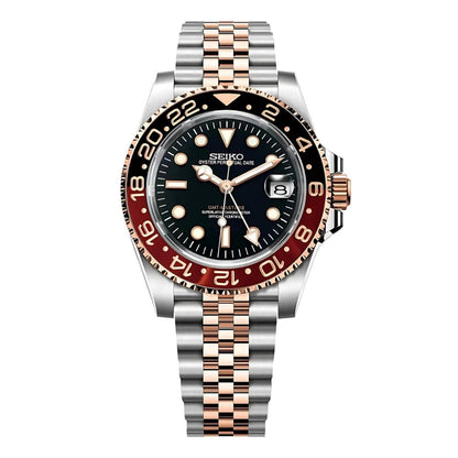 SeikoMod GMT Twotone Coke
