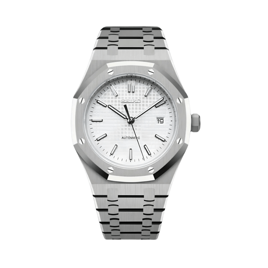 SeikoMod Royal Oak Classic White