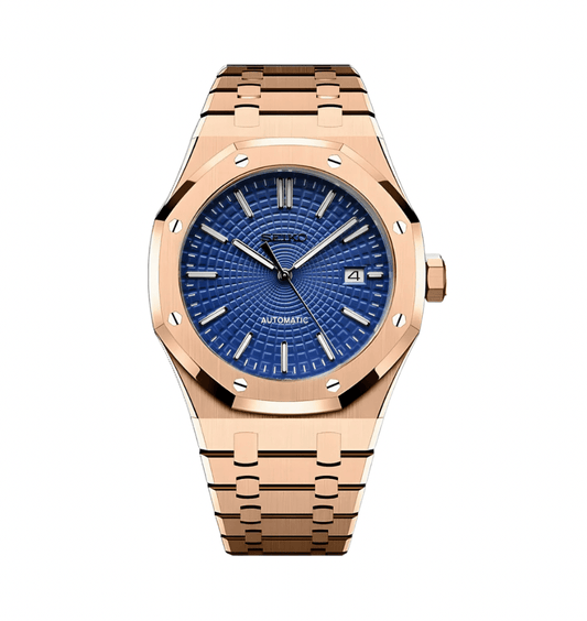 SeikoMod Royal Oak Gold Blue