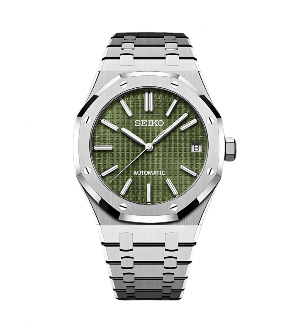 SeikoMod Royal Oak Olive Green