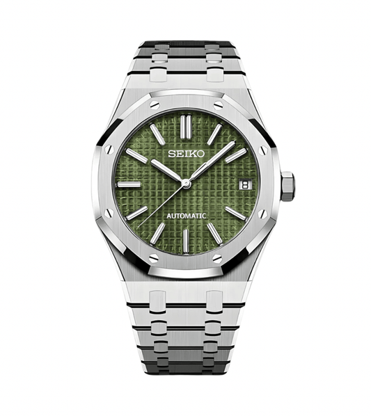 SeikoMod Royal Oak Olive Green