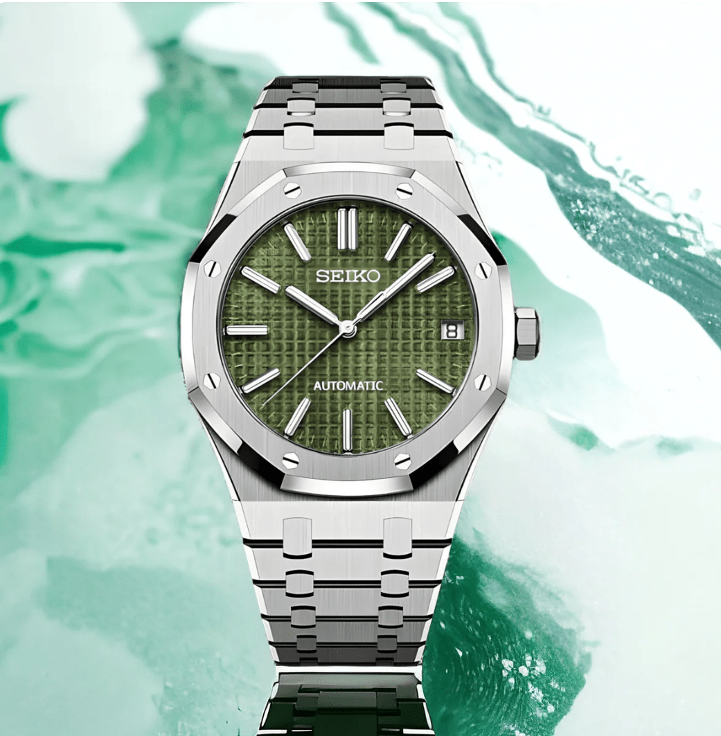 SeikoMod Royal Oak Olive Green