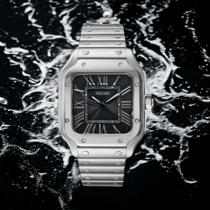 SeikoMod Santos Black