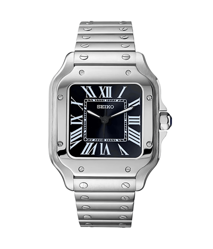 SeikoMod Santos Classic Black