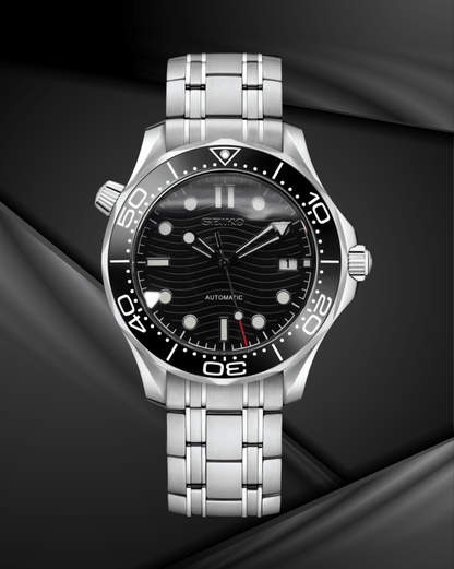 SeikoMod Seamaster Black