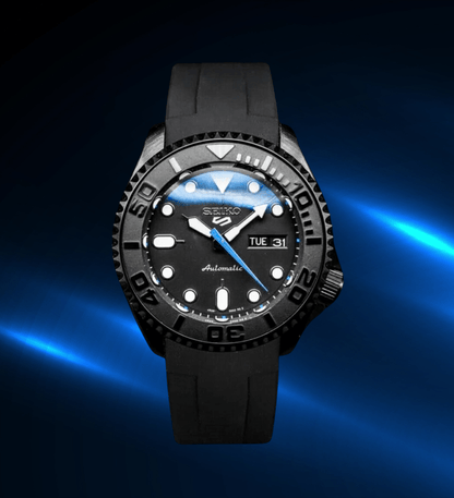 SeikoMod SKX Black Blue