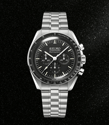 SeikoMod Speedmaster Moonwatch - Black