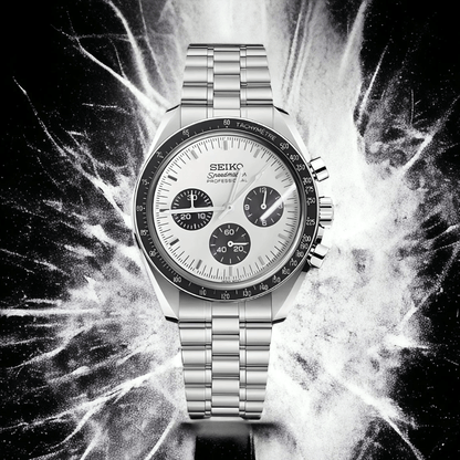 SeikoMod Speedmaster Moonwatch - White