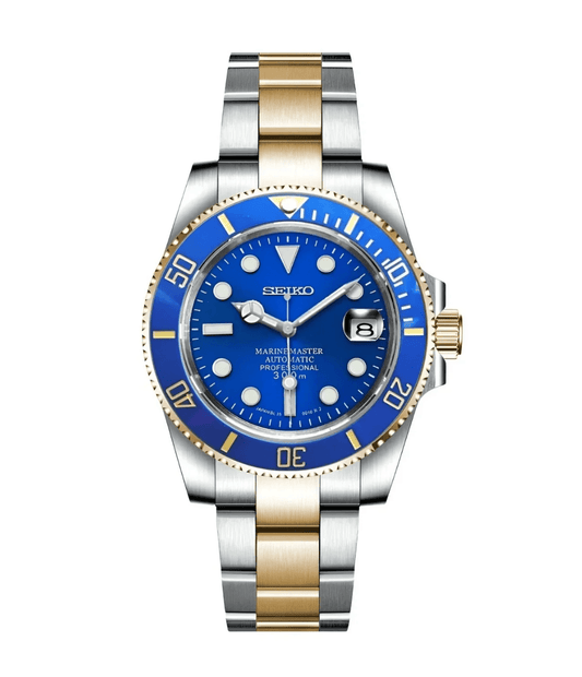 SeikoMod Submariner Twotone Blue