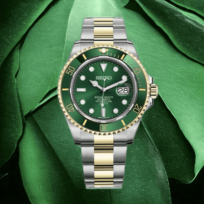 SeikoMod Submariner Two tone Green