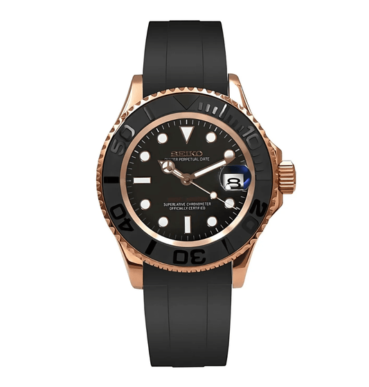 SeikoMod Yacht Master Rose Gold
